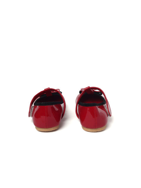 LCL by Walkinlifestyle Girls Red Solid Ballerinas