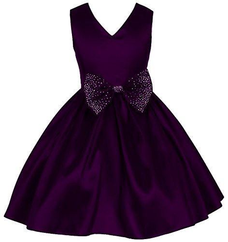 PINK WINGS GIRLS BIRTHDAY PARTY WEAR FROCK (WINE)