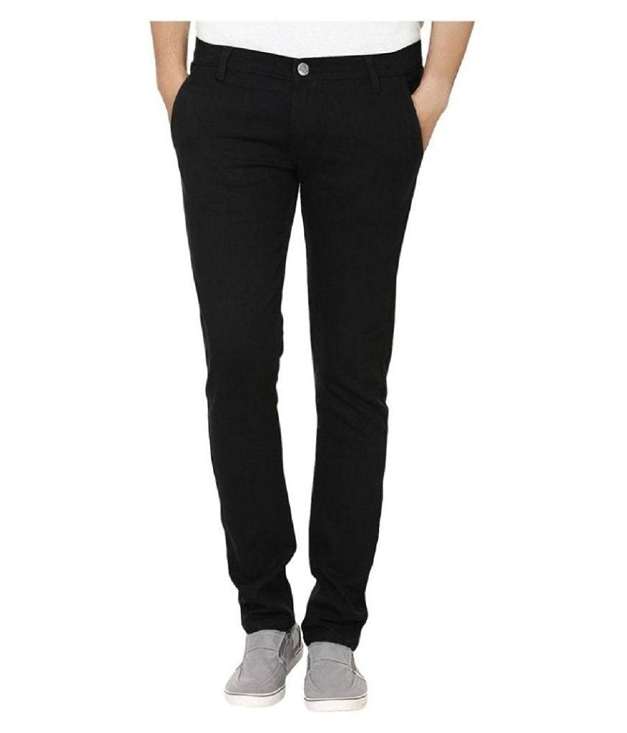 Urbano Fashion Black Slim Fit Stretch Jeans