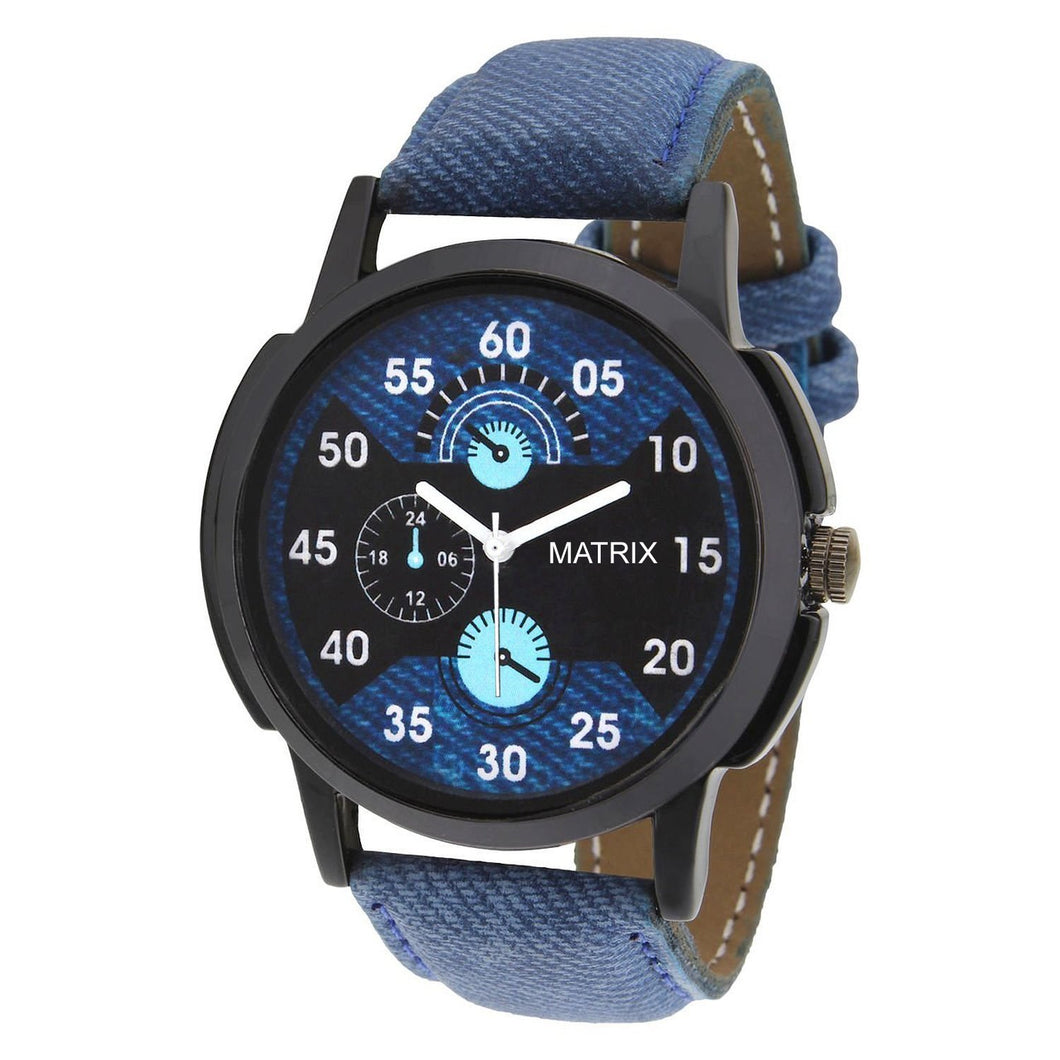 Limestone Analogue Blue Dial Men's & Boy's Watch (Ls2666)