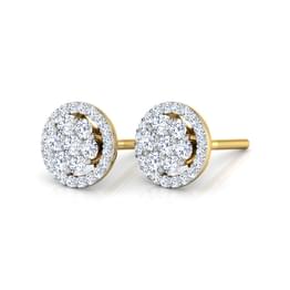 2 1/2 CT TW GENUINE AQUAMARINE STERLING SILVER SOLITAIRE STUD EARRINGS