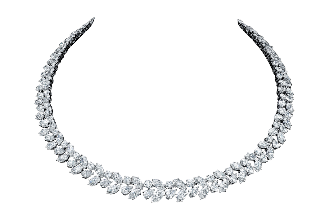 DIAMANTE 1/2 CT DIAMOND 14K GOLD ROUND CLUSTER NECKLACE BY ROYAL JEWELRY