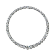 JULIE LEAH 1/4 CT TW DIAMOND 10K WHITE GOLD NECKLACE