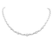 0.50 CT TDW DIAMOND TWO-TONE 10K GOLD DIAMOND NECKLACE